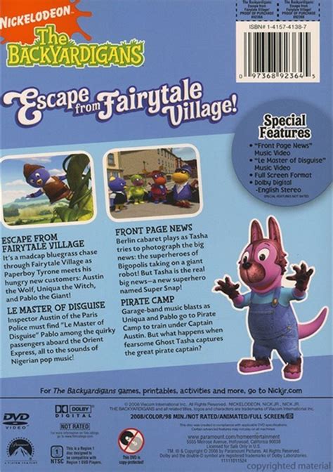 Backyardigans: Escape From Fairytale Village! (DVD) .